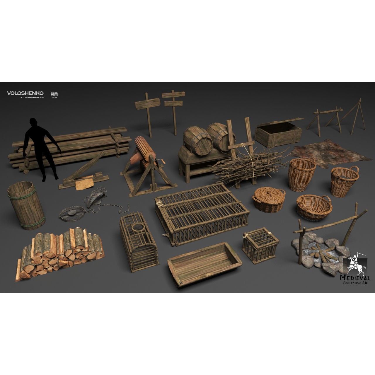 Medieval Collection Part 2 - 3D Model - View 6