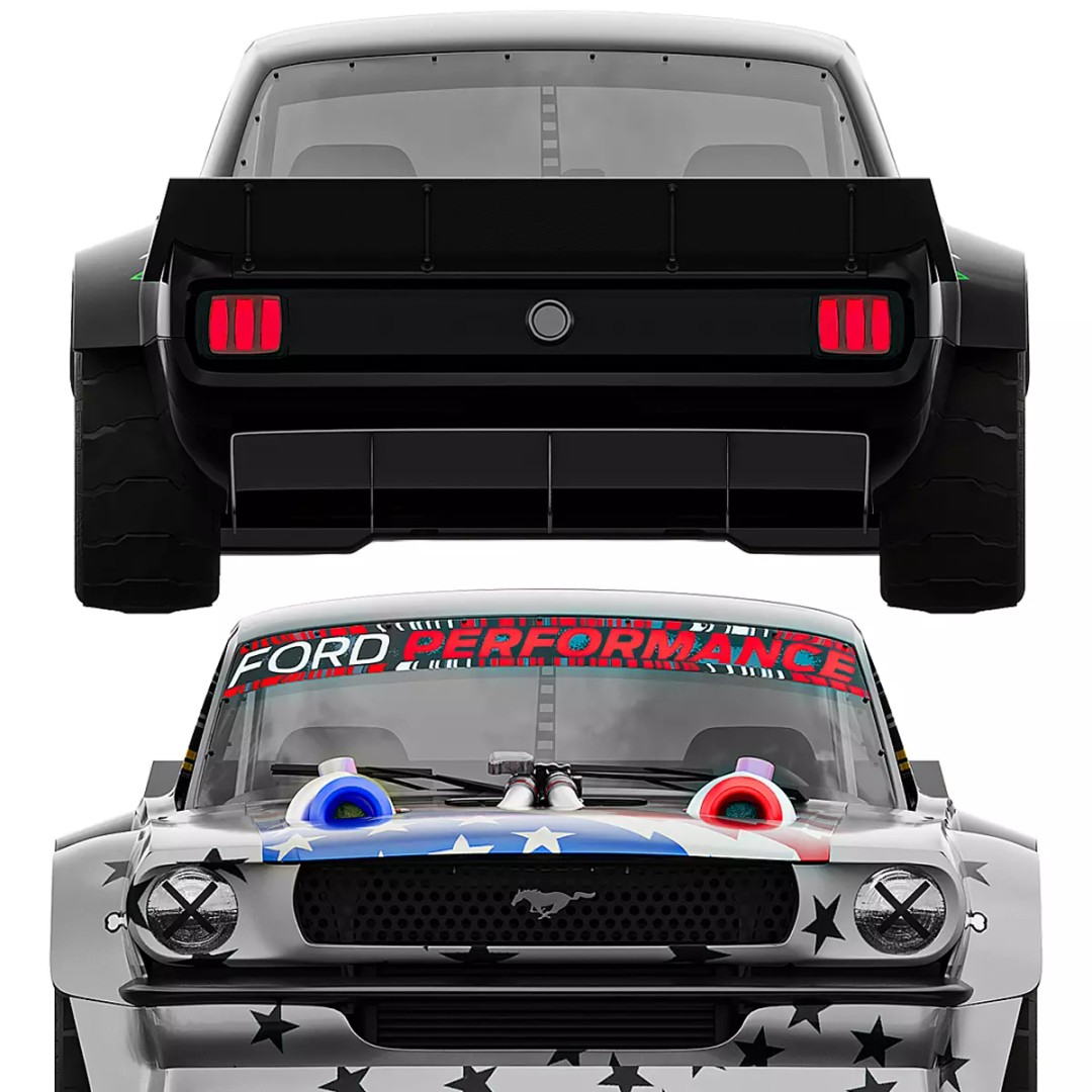 Hoonicorn Mustang V2 3D Model – High Poly Racing Car, OBJ and FBX - View 5