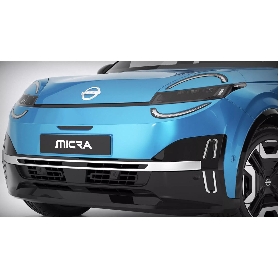 Nissan Micra 2026 3D Model – High Poly Vehicle for Archviz, FBX, OBJ - View 10