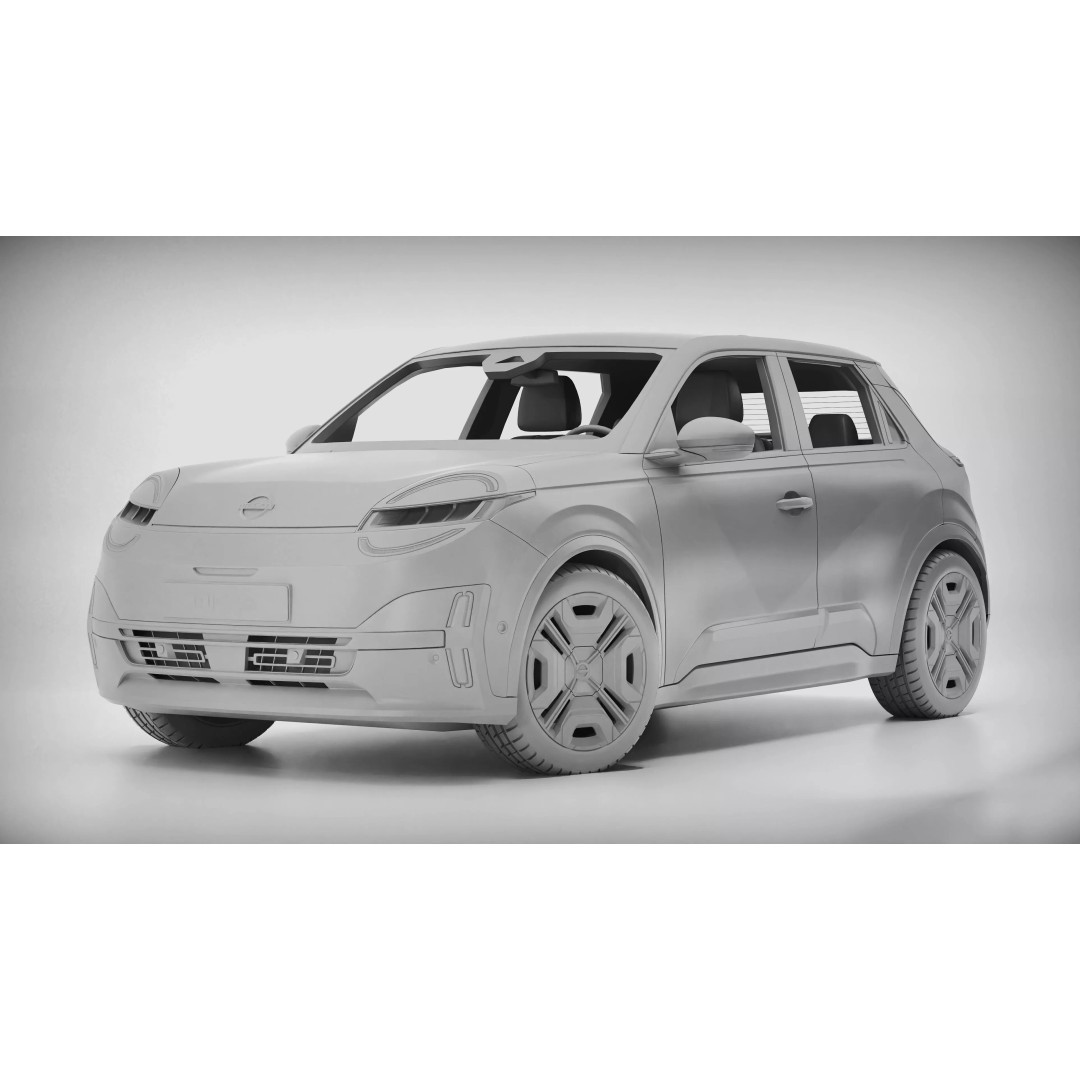 Nissan Micra 2026 3D Model – High Poly Vehicle for Archviz, FBX, OBJ - View 12