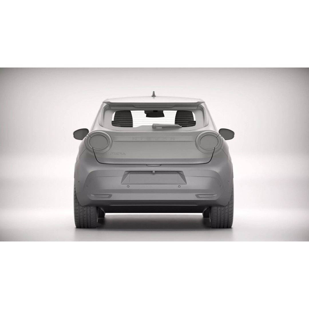 Nissan Micra 2026 3D Model – High Poly Vehicle for Archviz, FBX, OBJ - View 17