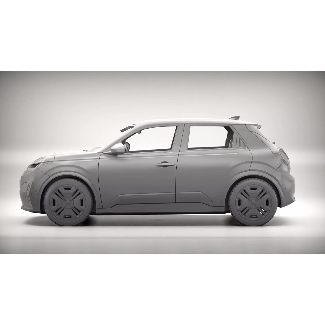 Nissan Micra 2026 3D Model – High Poly Vehicle for Archviz, FBX, OBJ - View 18