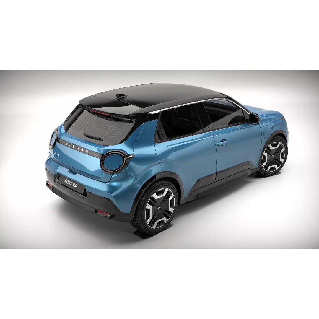 Nissan Micra 2026 3D Model – High Poly Vehicle for Archviz, FBX, OBJ - View 5