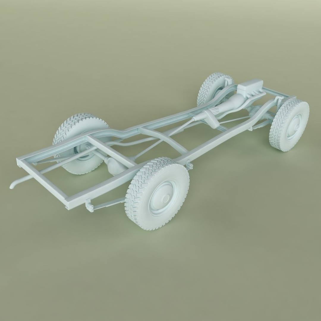 Jeepster Commando C101 3D Model – High Poly Antique Vehicle, FBX/OBJ - View 18