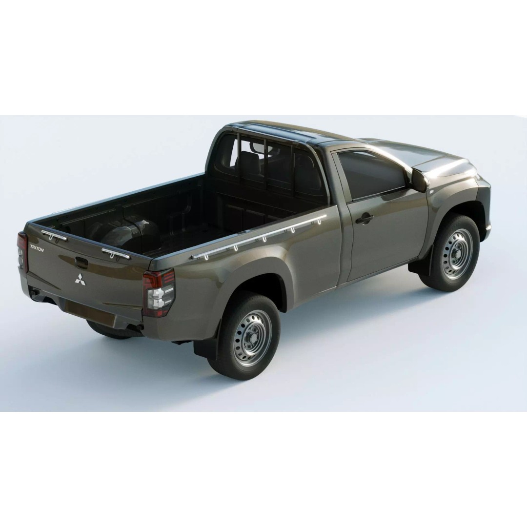 Mitsubishi L200 Regular Cab 2019 3D Model – High Quality PBR Asset, Multiple Formats - View 12