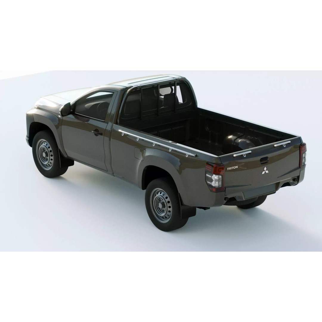 Mitsubishi L200 Regular Cab 2019 3D Model – High Quality PBR Asset, Multiple Formats - View 13