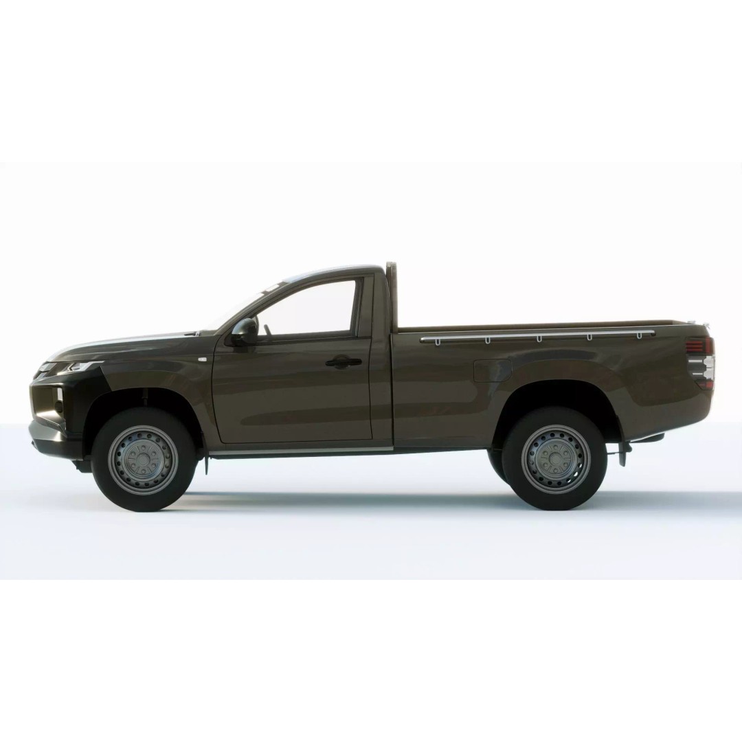 Mitsubishi L200 Regular Cab 2019 3D Model – High Quality PBR Asset, Multiple Formats - View 4