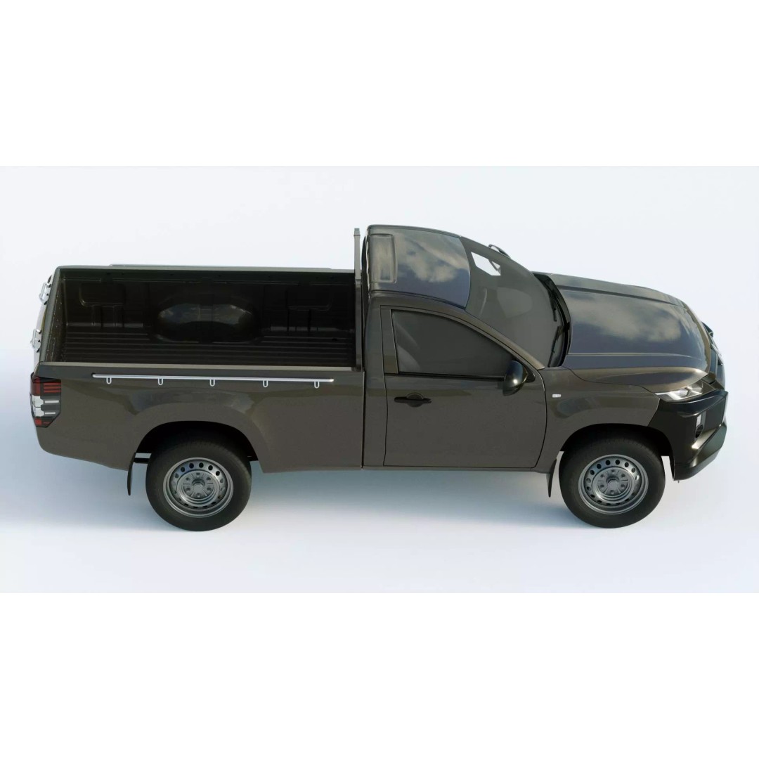 Mitsubishi L200 Regular Cab 2019 3D Model – High Quality PBR Asset, Multiple Formats - View 7