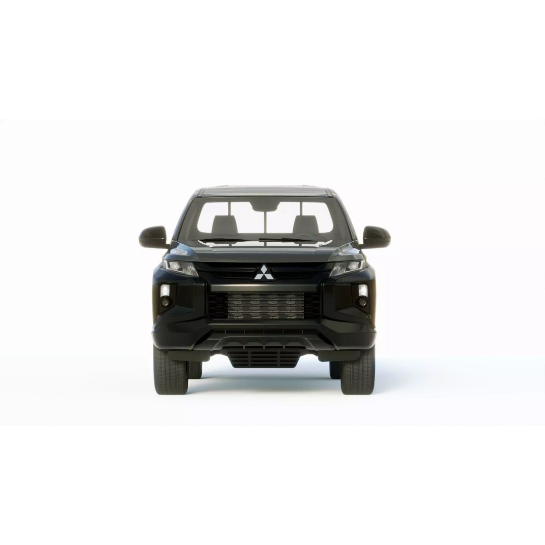 Mitsubishi L200 Regular Cab 2019 3D Model – High Quality PBR Asset, Multiple Formats - View 9
