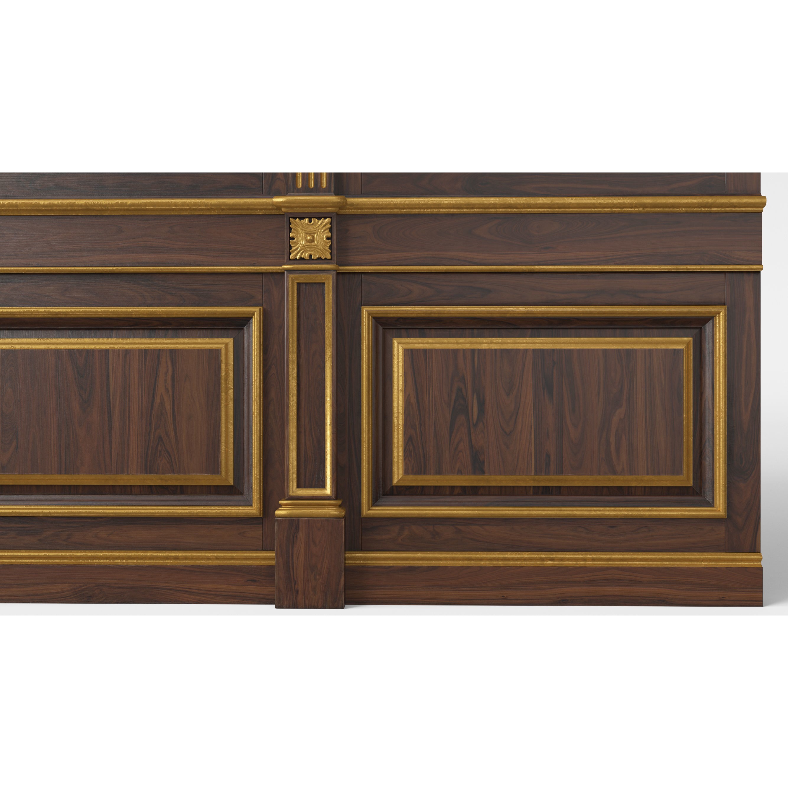 Wooden Panel - PBR Textured 3D Model - View 20
