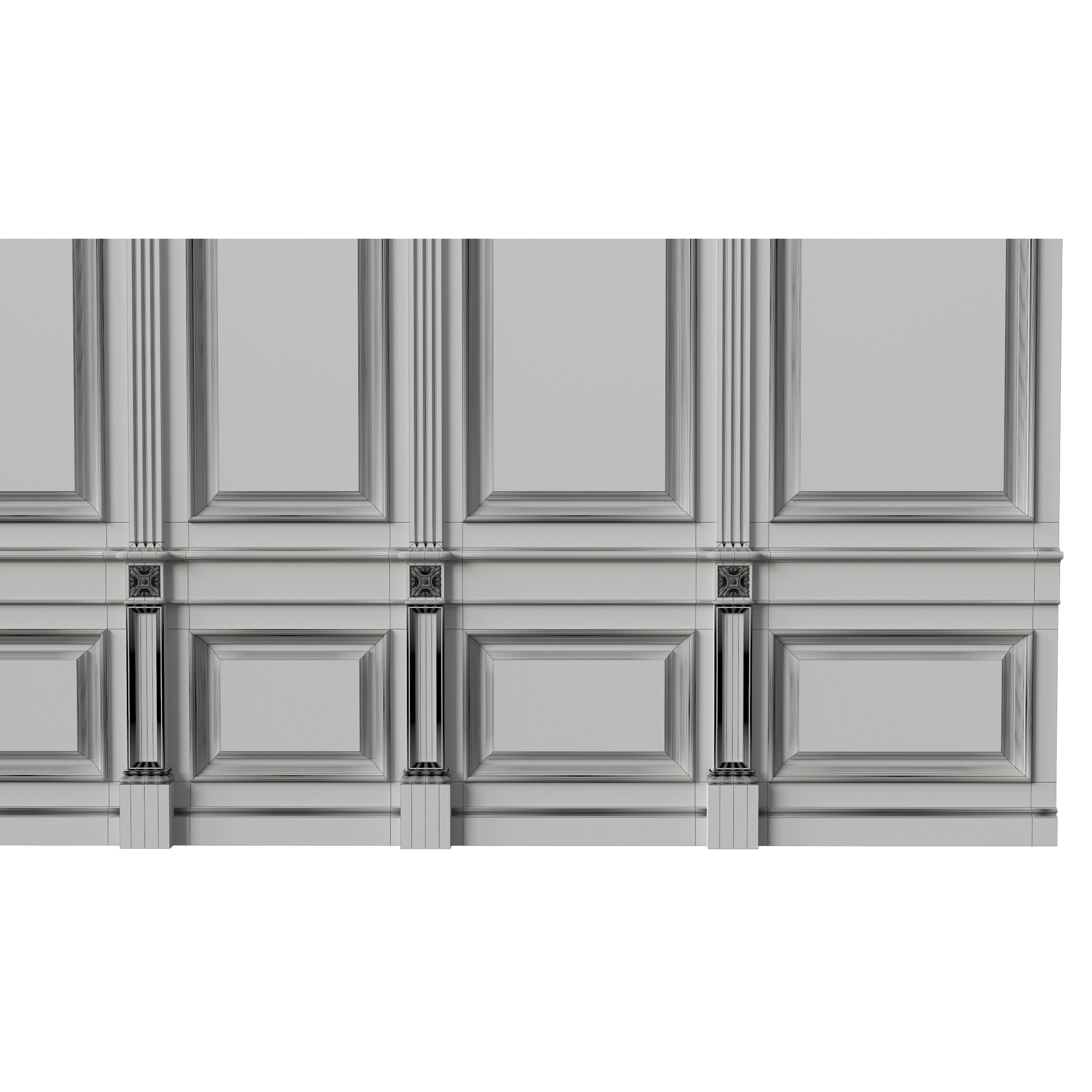 Wooden Panel - PBR Textured 3D Model - View 26