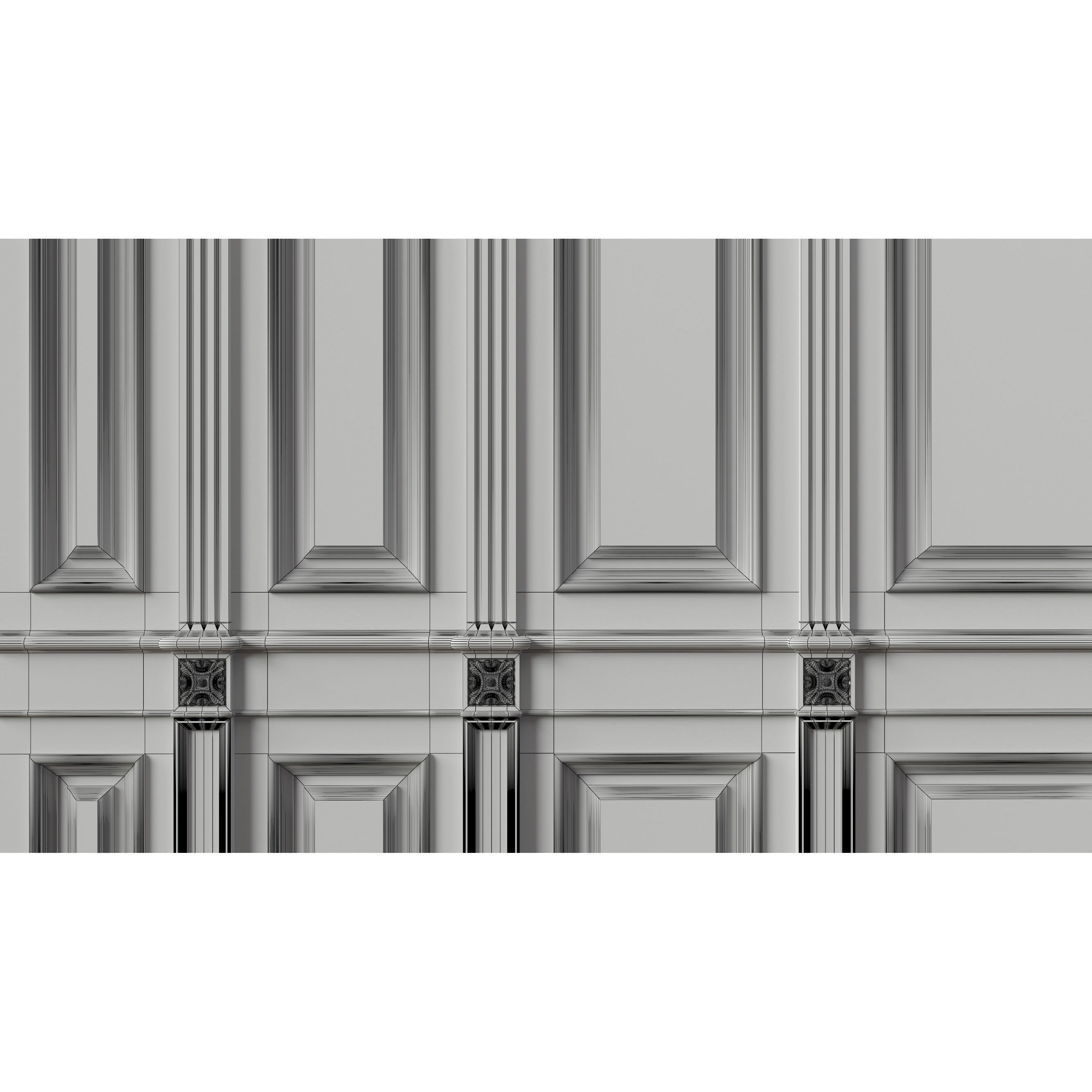 Wooden Panel - PBR Textured 3D Model - View 28