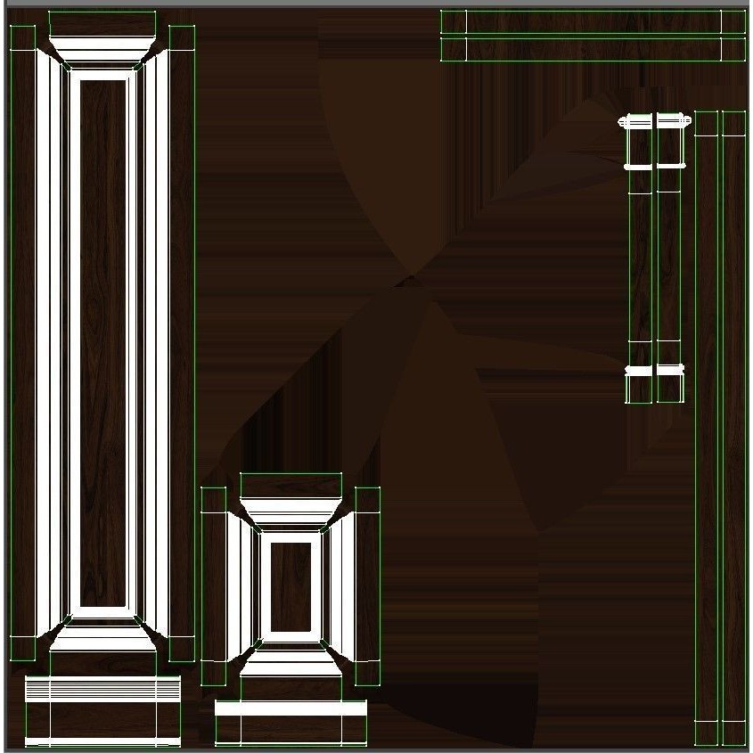 Wooden Panel - PBR Textured 3D Model - View 37