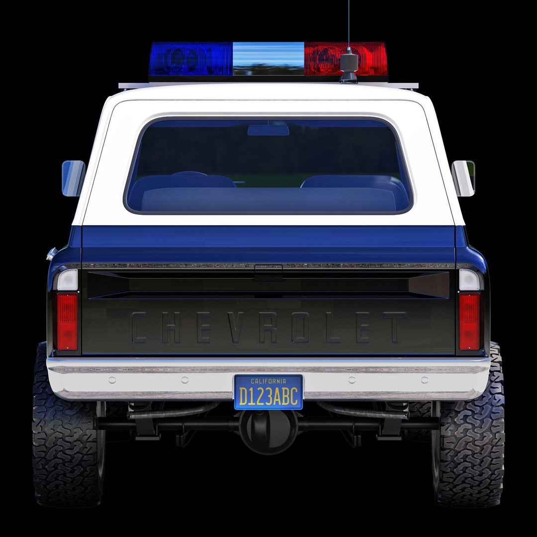 Chevrolet K5 Blazer 3D Model – High Poly Vintage SUV, FBX - View 17