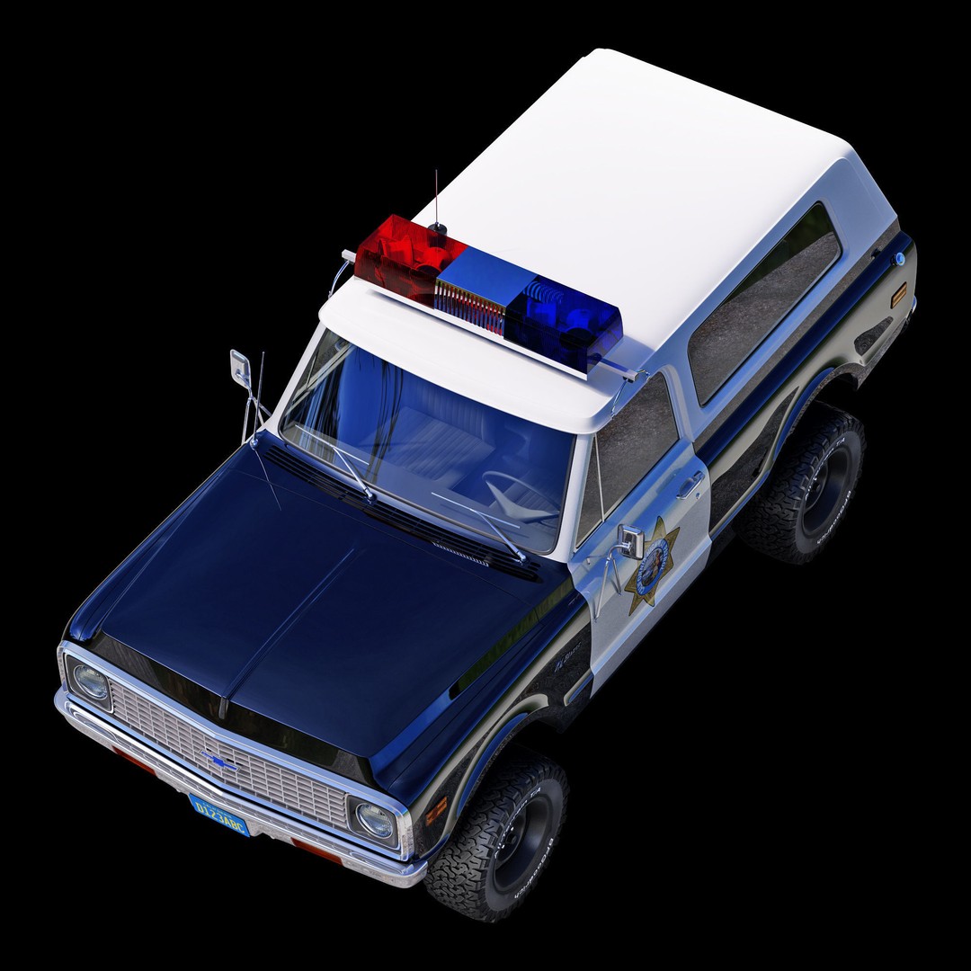 Chevrolet K5 Blazer 3D Model – High Poly Vintage SUV, FBX - View 20
