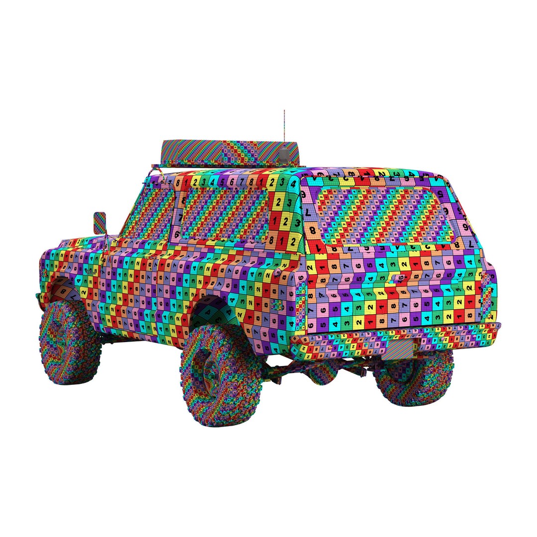 Chevrolet K5 Blazer 3D Model – High Poly Vintage SUV, FBX - View 27