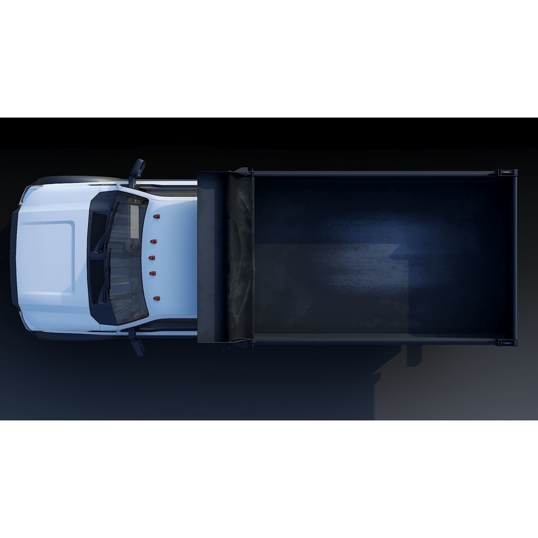 Dump Truck 3D Model – Low Poly Game Asset, FBX & OBJ Formats - View 15