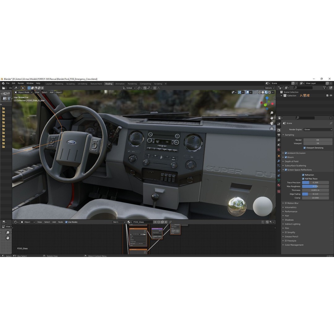 Dump Truck 3D Model – Low Poly Game Asset, FBX & OBJ Formats - View 49