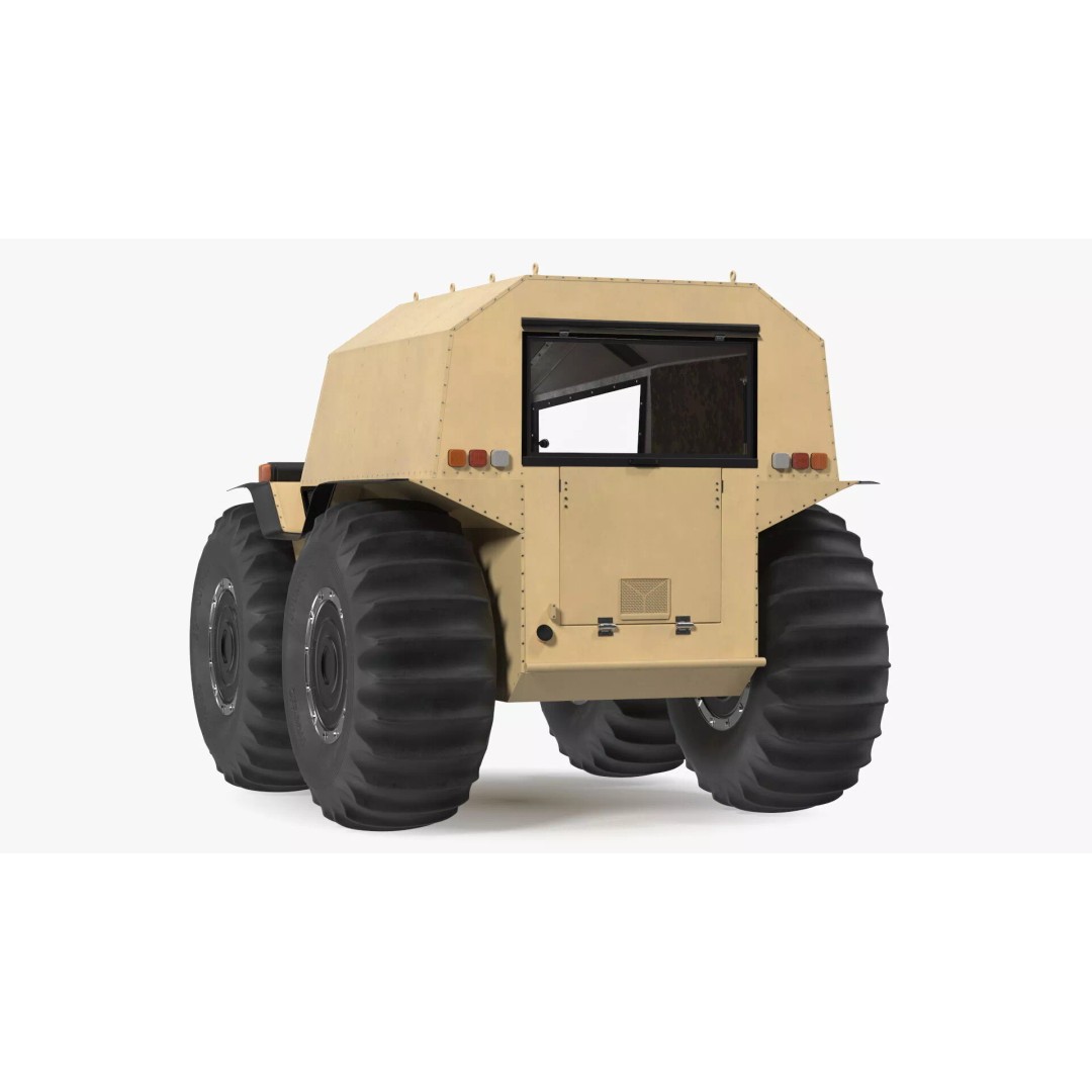 Amphibious ATV 3D Model – High-Quality Off-Road Vehicle with PBR Textures - View 13