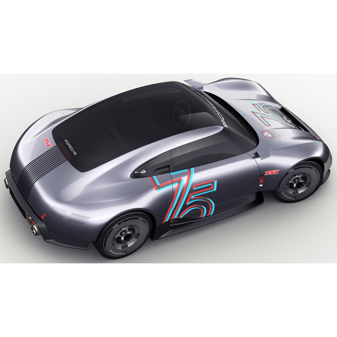 Porsche 357 Vision Concept 2023 3D Model – High Poly Game Asset, FBX, OBJ, Blender - View 13