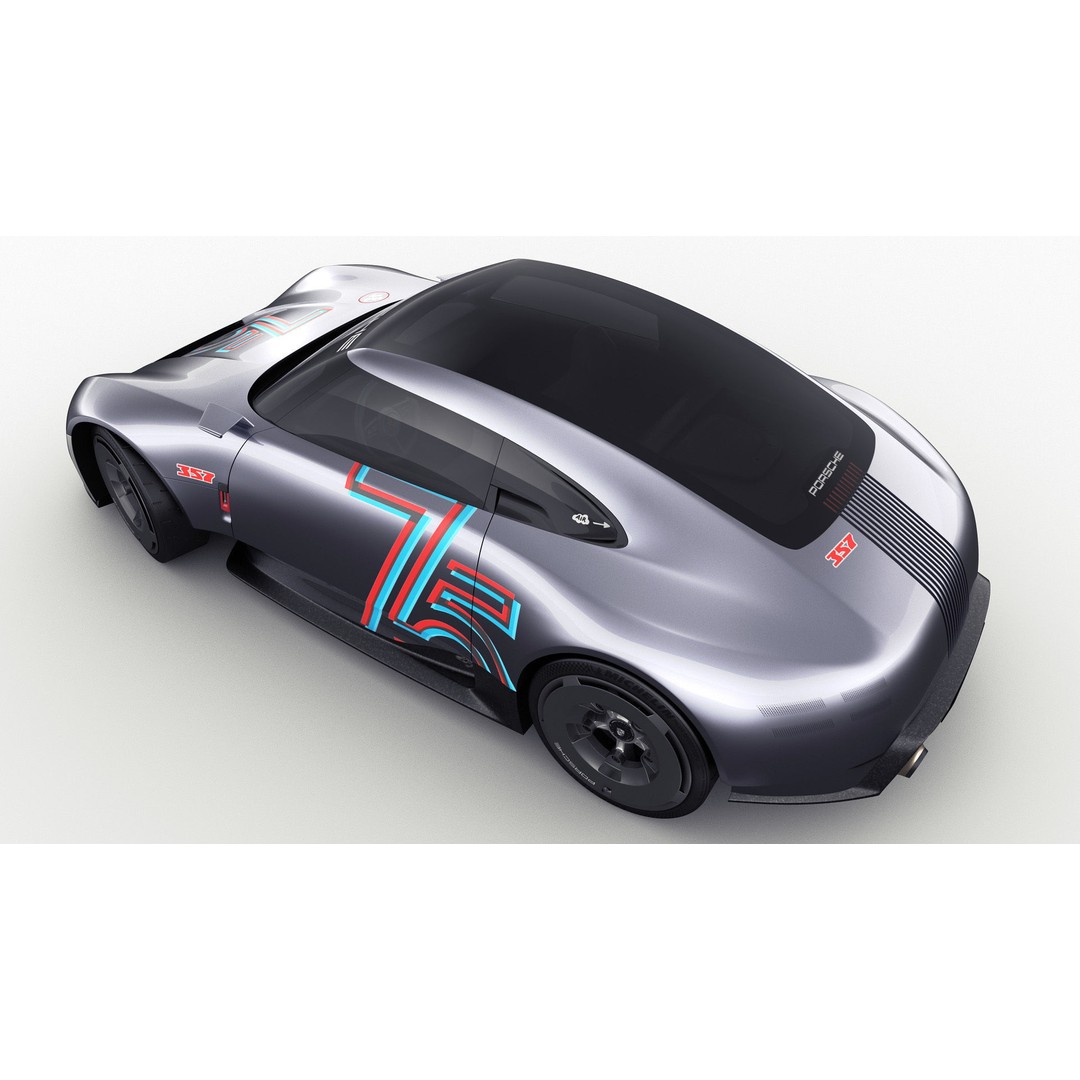 Porsche 357 Vision Concept 2023 3D Model – High Poly Game Asset, FBX, OBJ, Blender - View 14