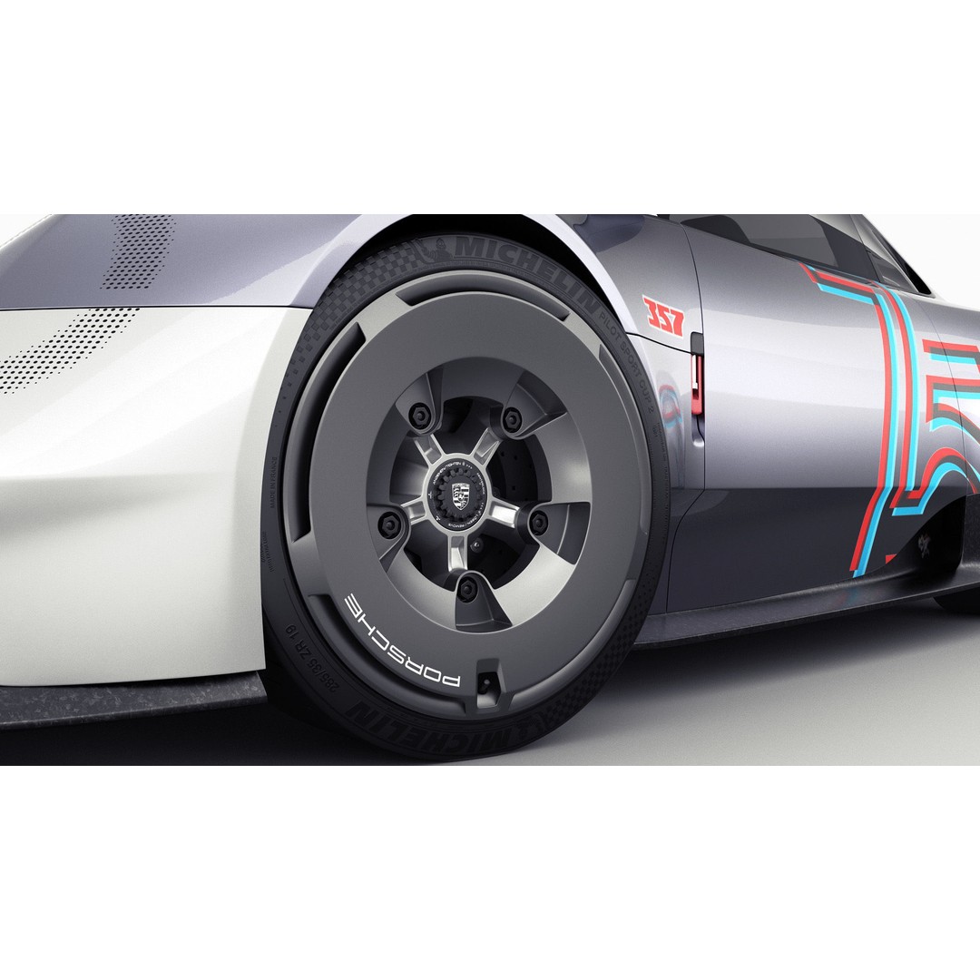 Porsche 357 Vision Concept 2023 3D Model – High Poly Game Asset, FBX, OBJ, Blender - View 17