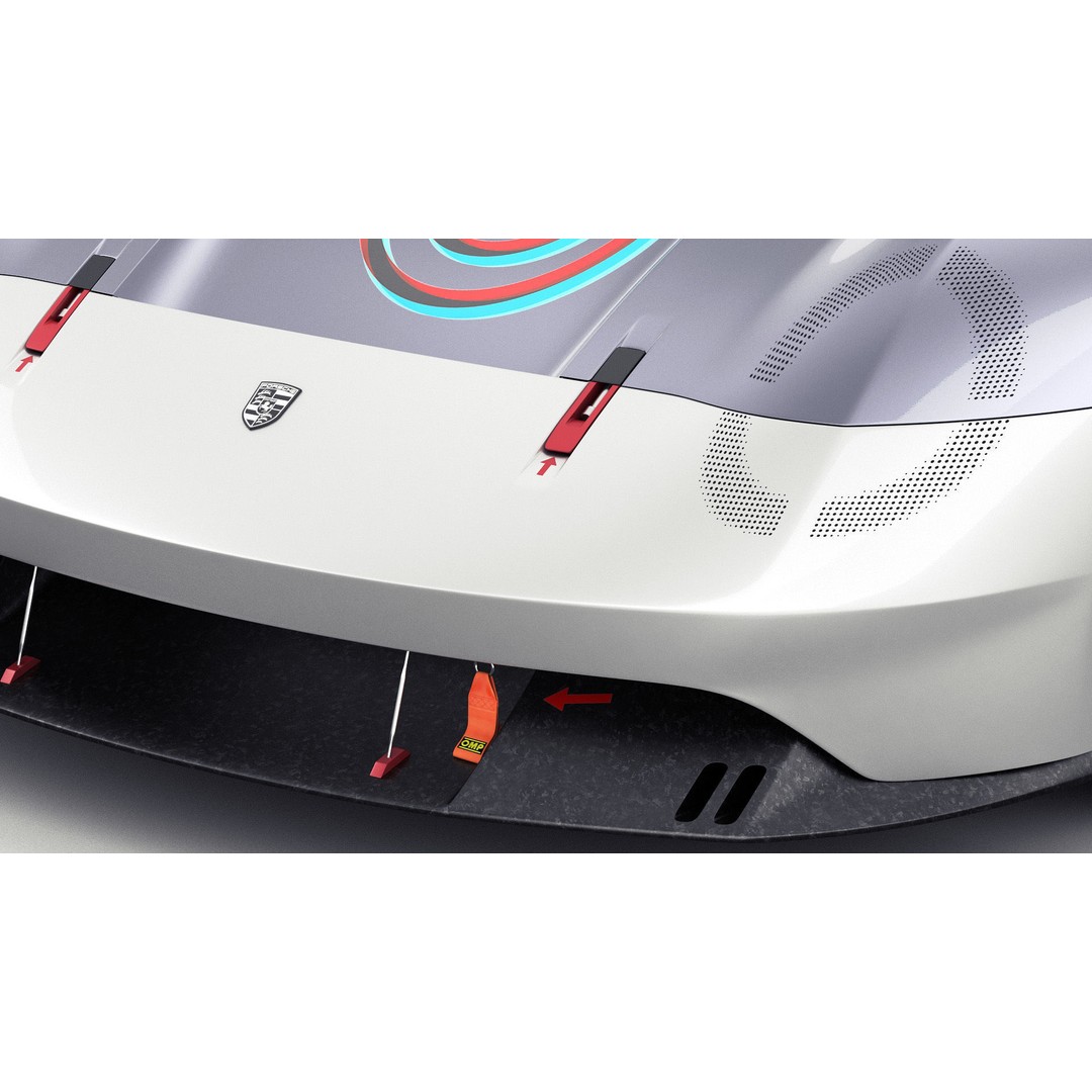 Porsche 357 Vision Concept 2023 3D Model – High Poly Game Asset, FBX, OBJ, Blender - View 8