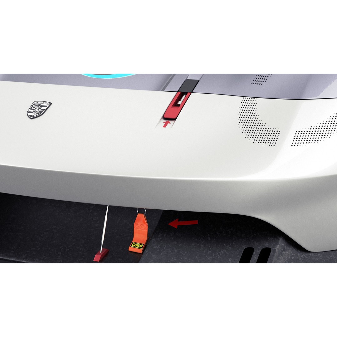 Porsche 357 Vision Concept 2023 3D Model – High Poly Game Asset, FBX, OBJ, Blender - View 9