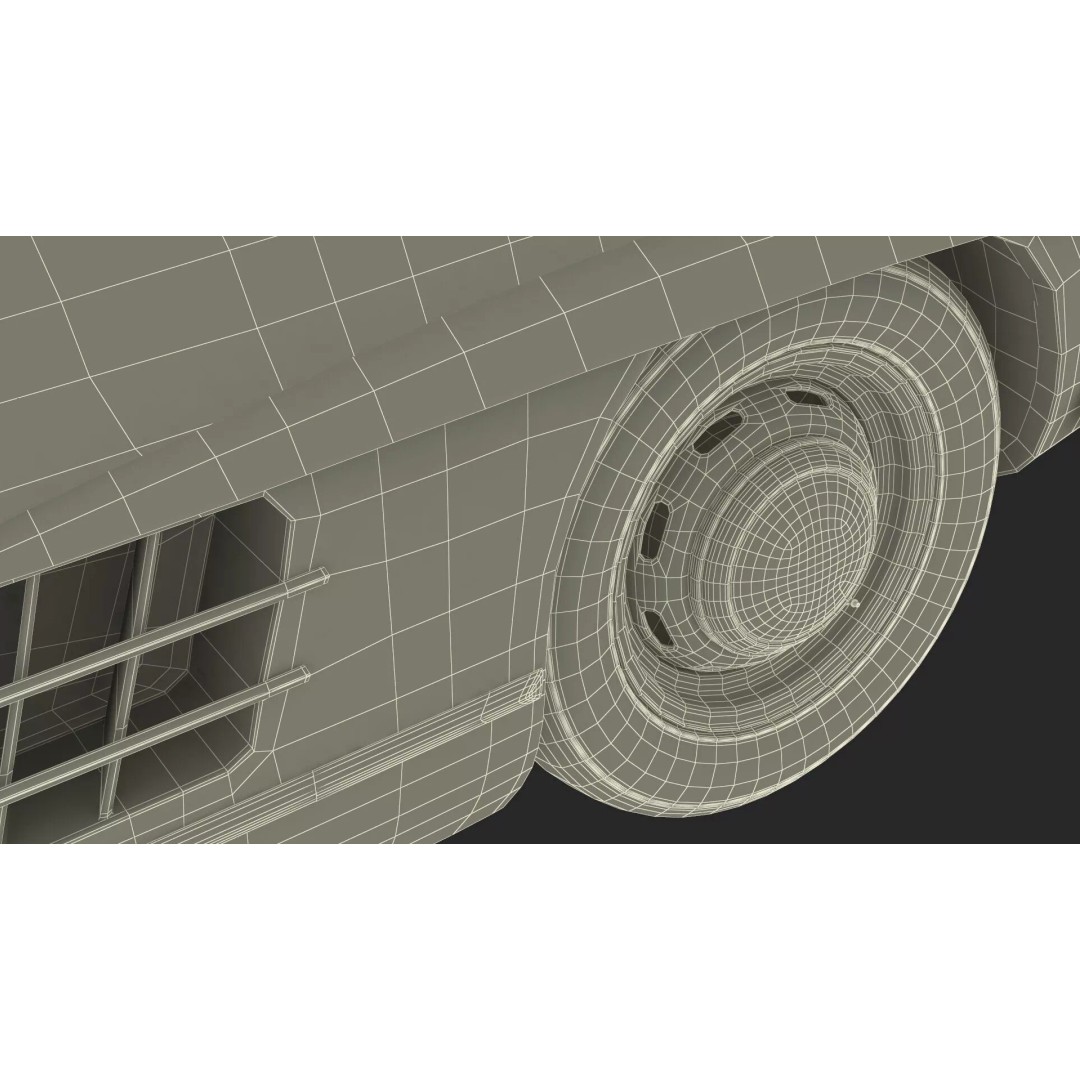 Vintage Collector Sports Car 3D Model – Classic 1950s Gullwing Design, FBX - View 34