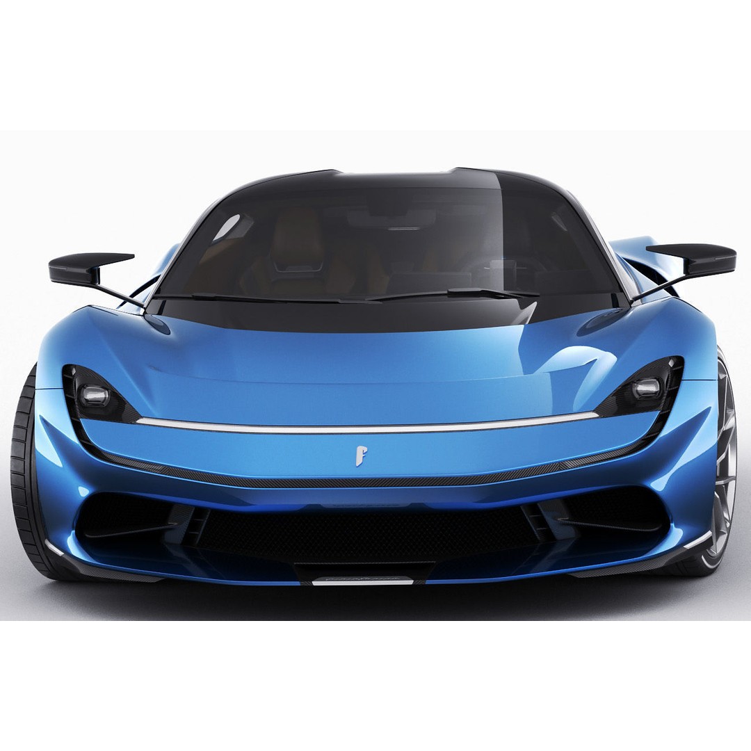 Pininfarina Battista 2019 3D Model – High Poly Sport Car, FBX, OBJ - View 19