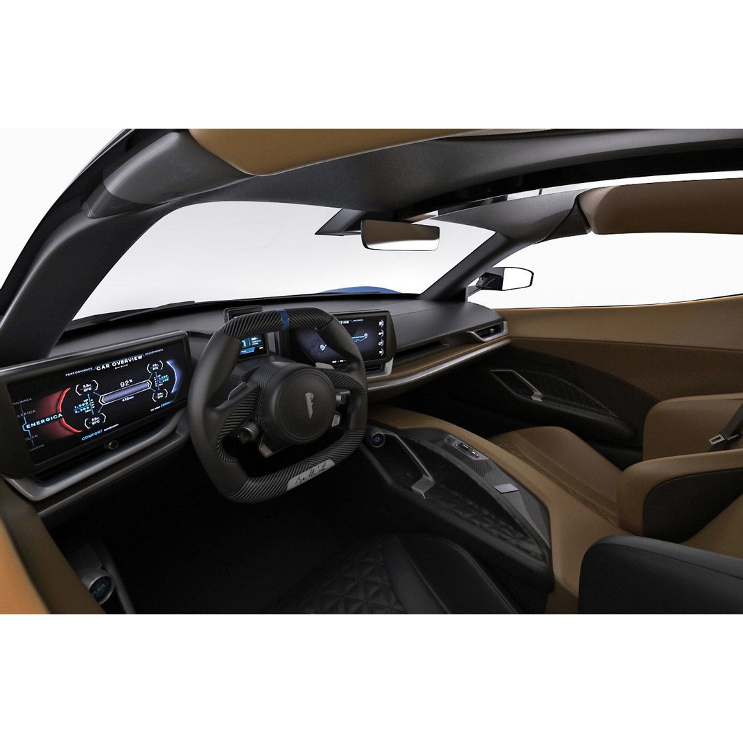Pininfarina Battista 2019 3D Model – High Poly Sport Car, FBX, OBJ - View 23