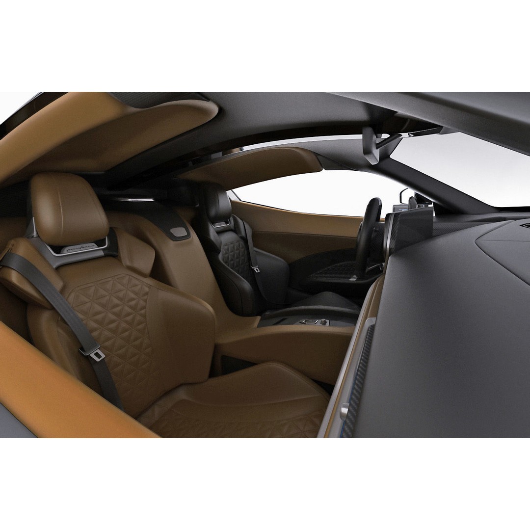 Pininfarina Battista 2019 3D Model – High Poly Sport Car, FBX, OBJ - View 24