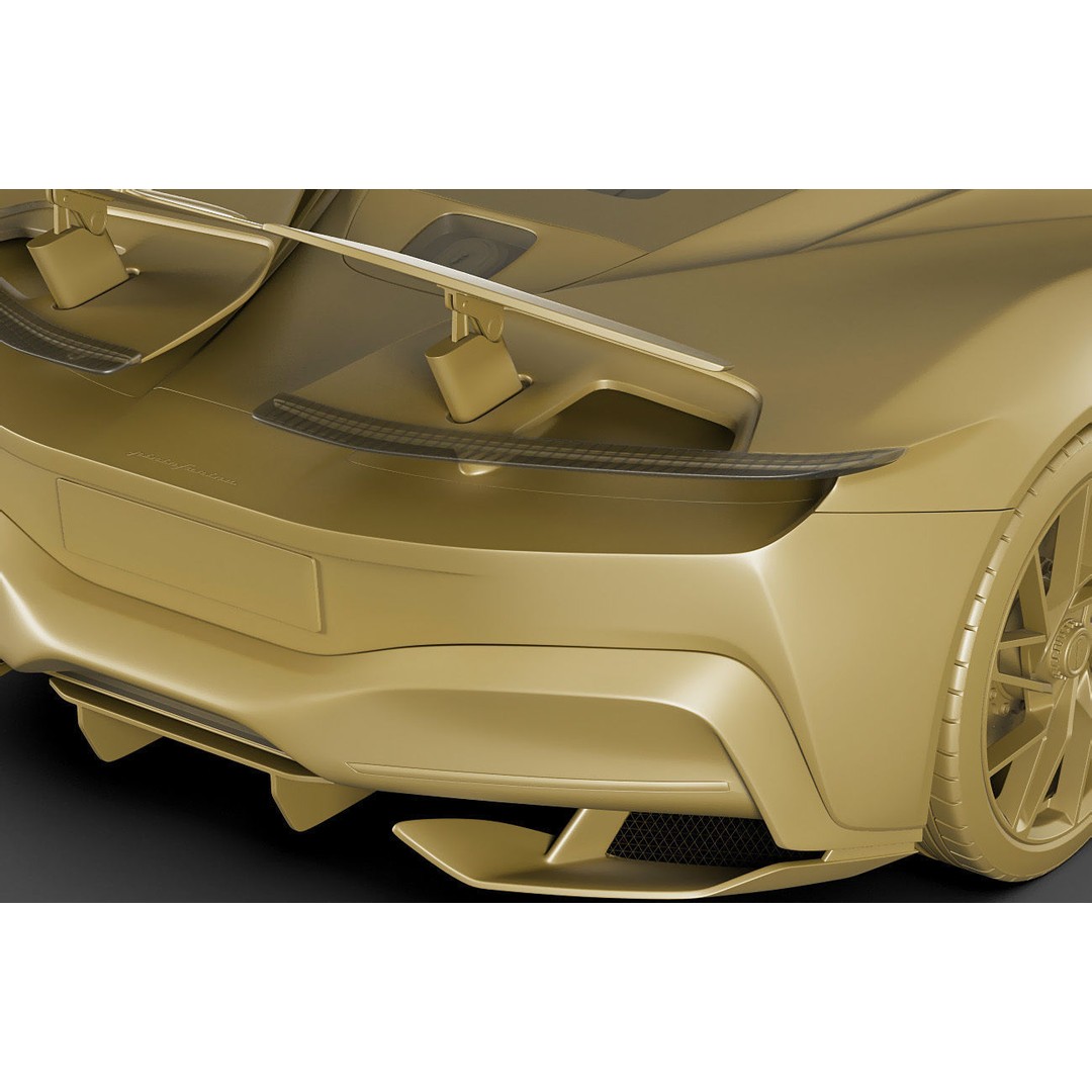 Pininfarina Battista 2019 3D Model – High Poly Sport Car, FBX, OBJ - View 33