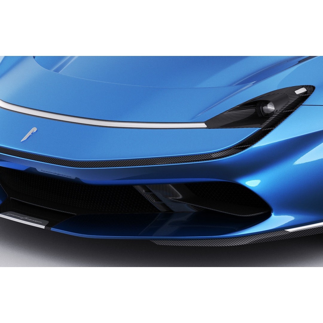 Pininfarina Battista 2019 3D Model – High Poly Sport Car, FBX, OBJ - View 7