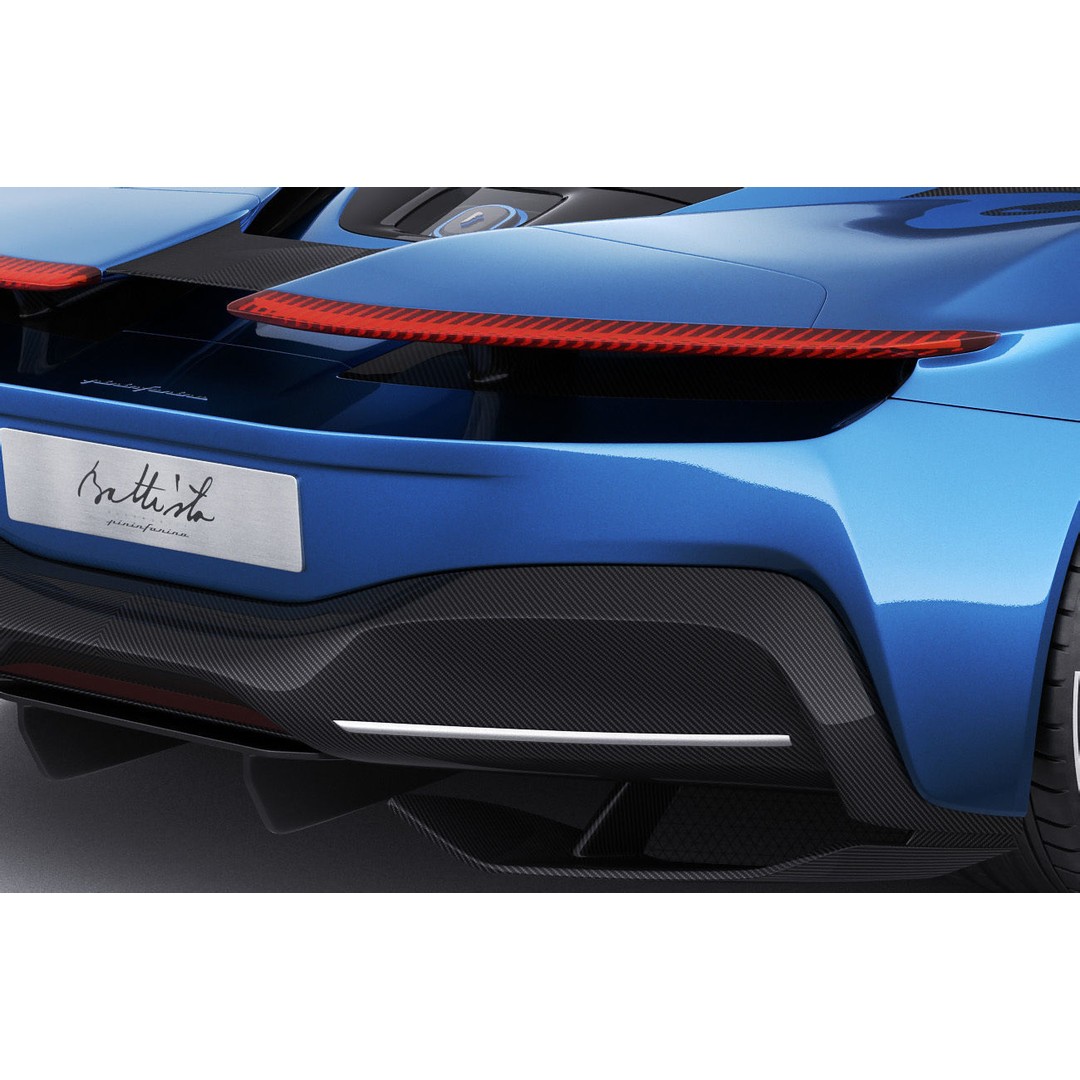 Pininfarina Battista 2019 3D Model – High Poly Sport Car, FBX, OBJ - View 9