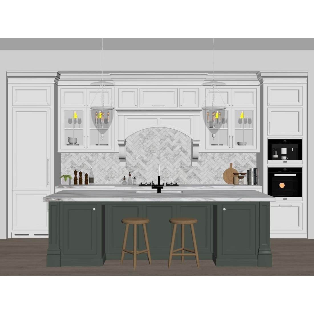 Classic Kitchen 6 - Game-Ready 3D Model - View 13