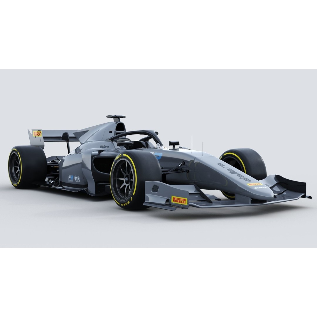 Dallara F2 2022 3D Model – High Poly Racing Car Asset, FBX, OBJ - View 11