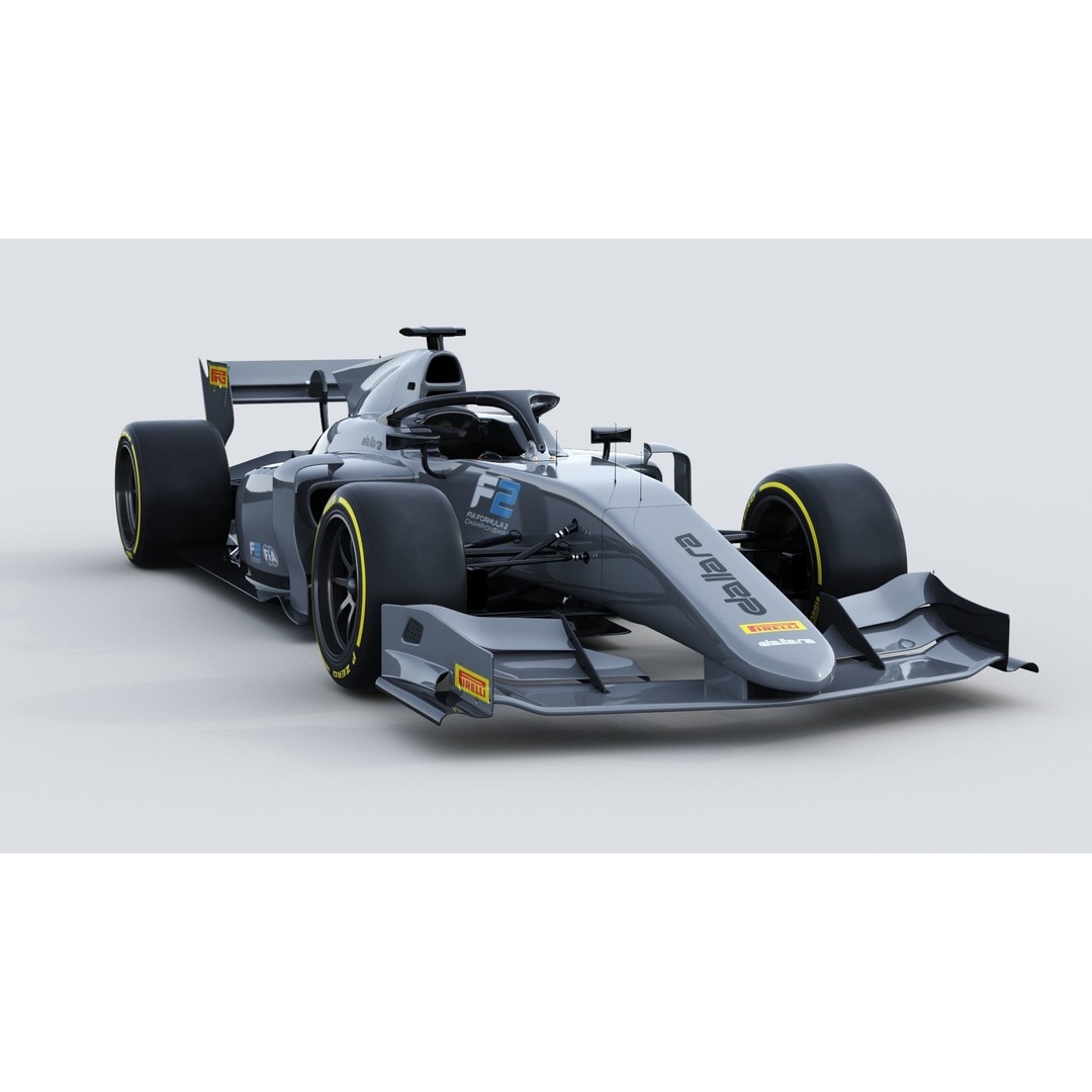 Dallara F2 2022 3D Model – High Poly Racing Car Asset, FBX, OBJ - View 13