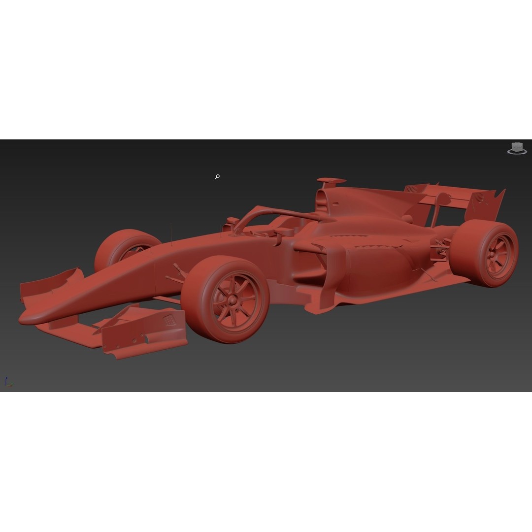 Dallara F2 2022 3D Model – High Poly Racing Car Asset, FBX, OBJ - View 17