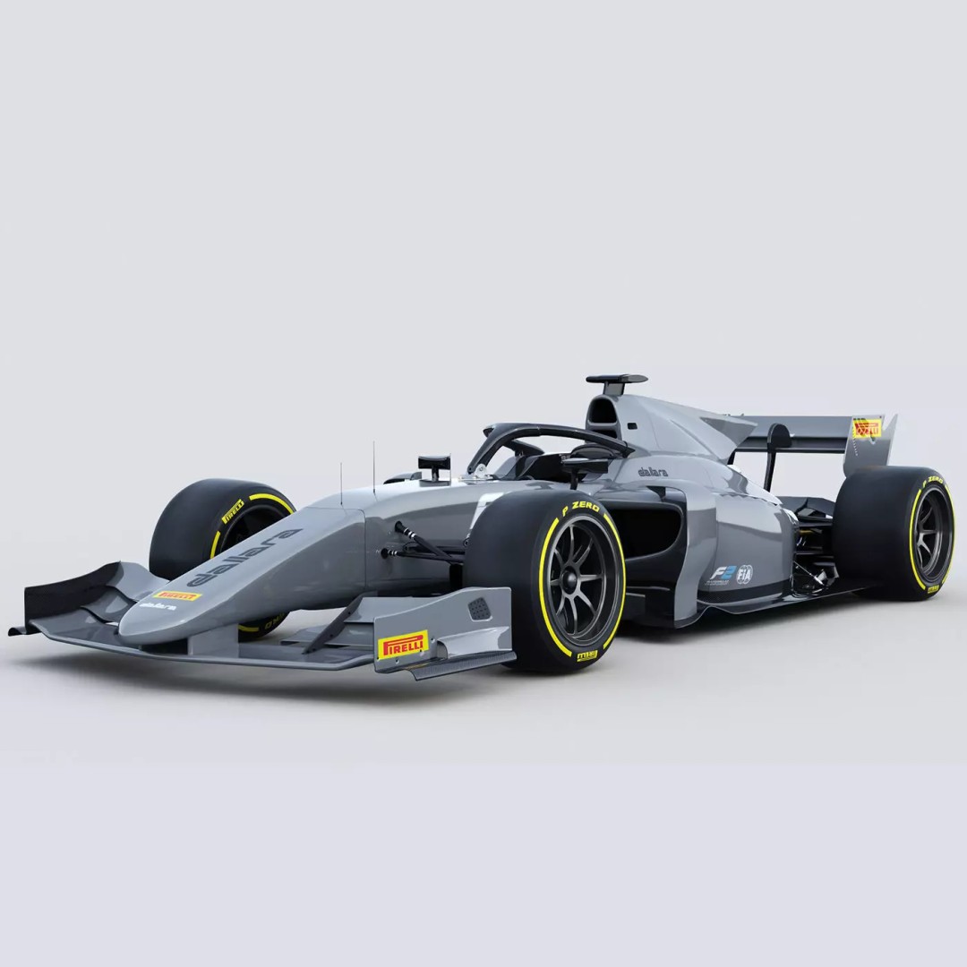 Dallara F2 2022 3D Model – High Poly Racing Car Asset, FBX, OBJ - View 2