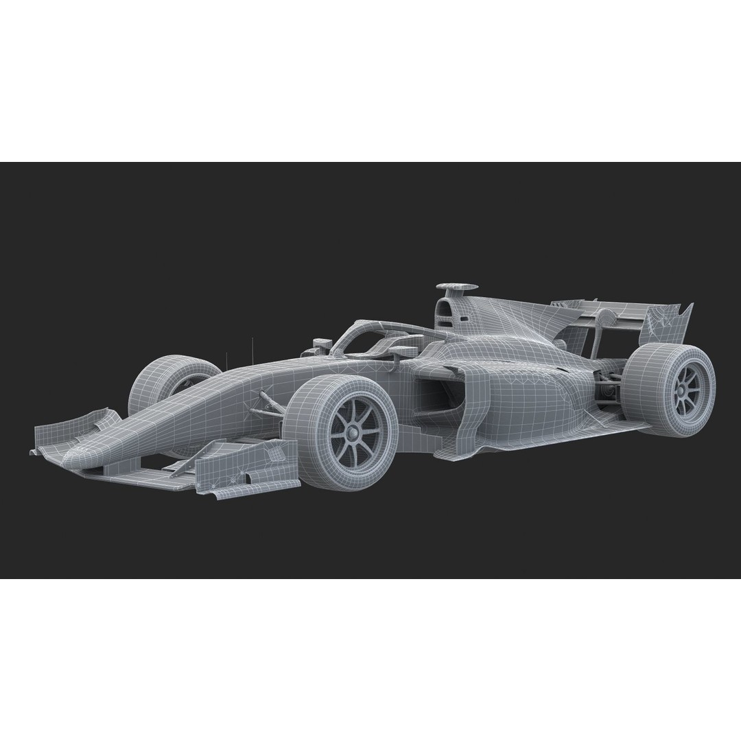 Dallara F2 2022 3D Model – High Poly Racing Car Asset, FBX, OBJ - View 22