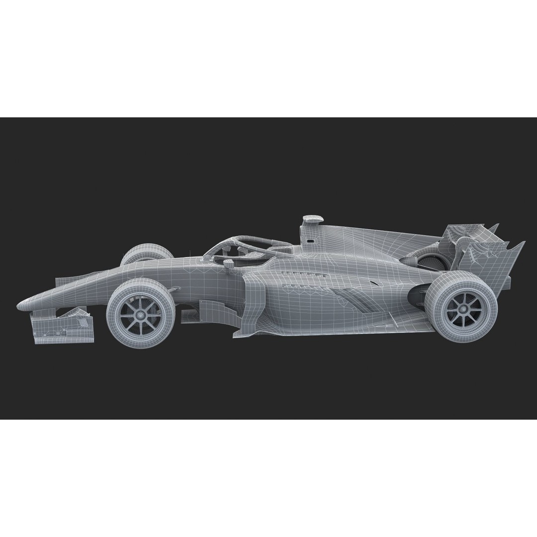 Dallara F2 2022 3D Model – High Poly Racing Car Asset, FBX, OBJ - View 23
