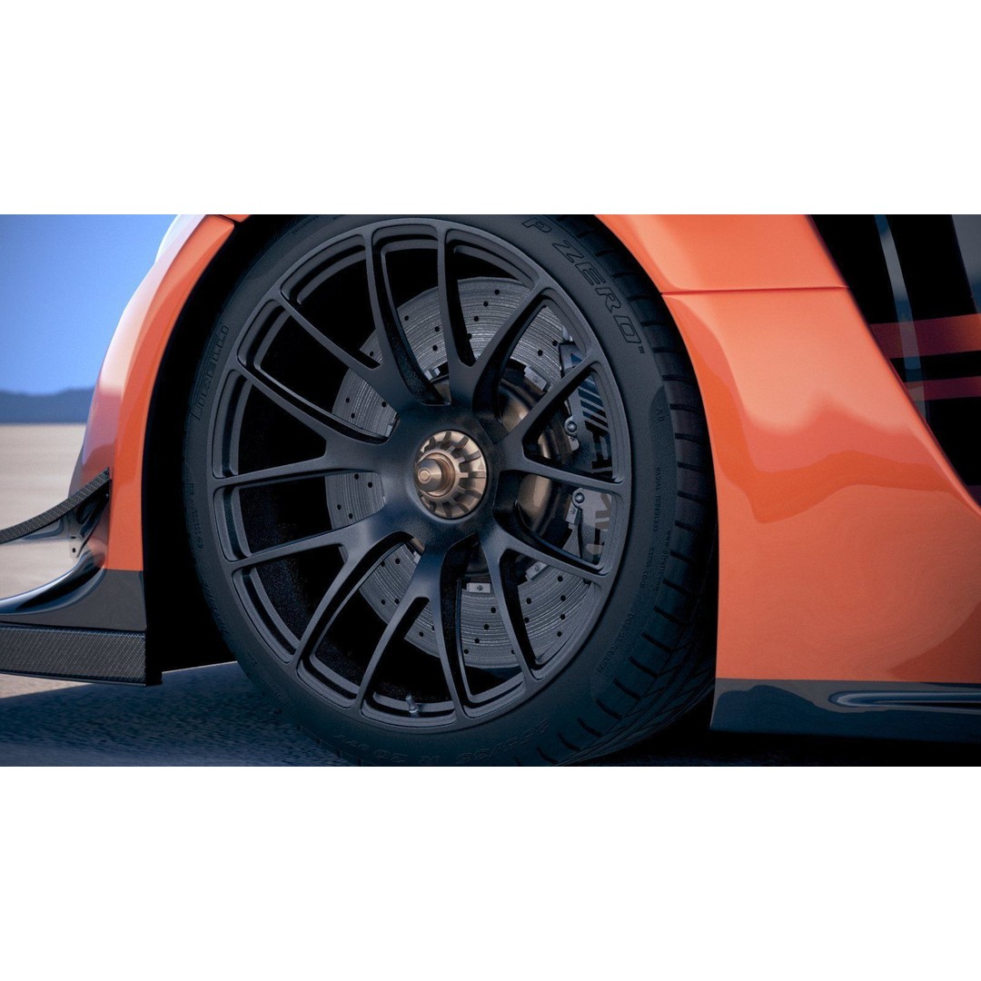 Mercedes AMG GT3 2020 3D Model – High Poly Racing Car, FBX, OBJ - View 16