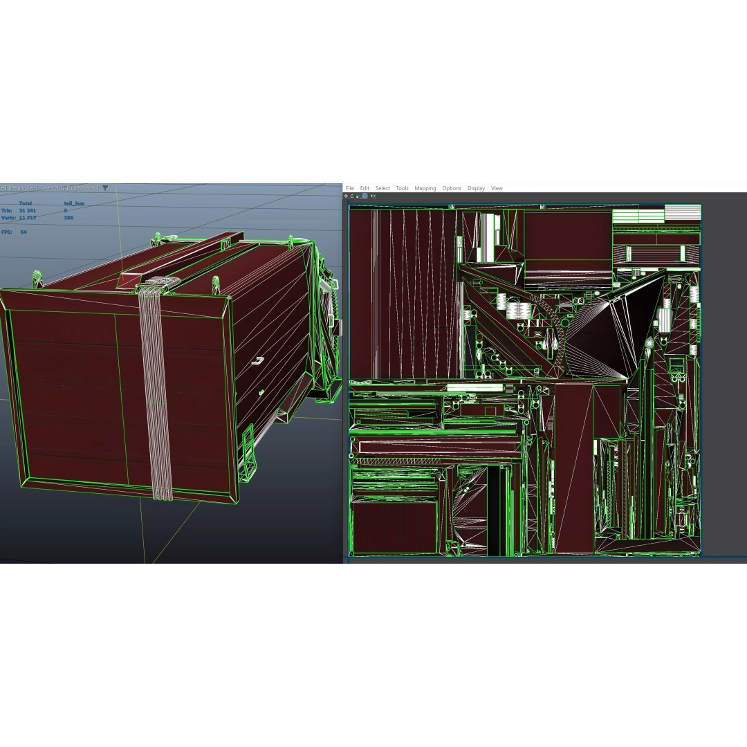 Refuse Truck 3D Model – Low Poly Game Ready Asset, FBX - View 46