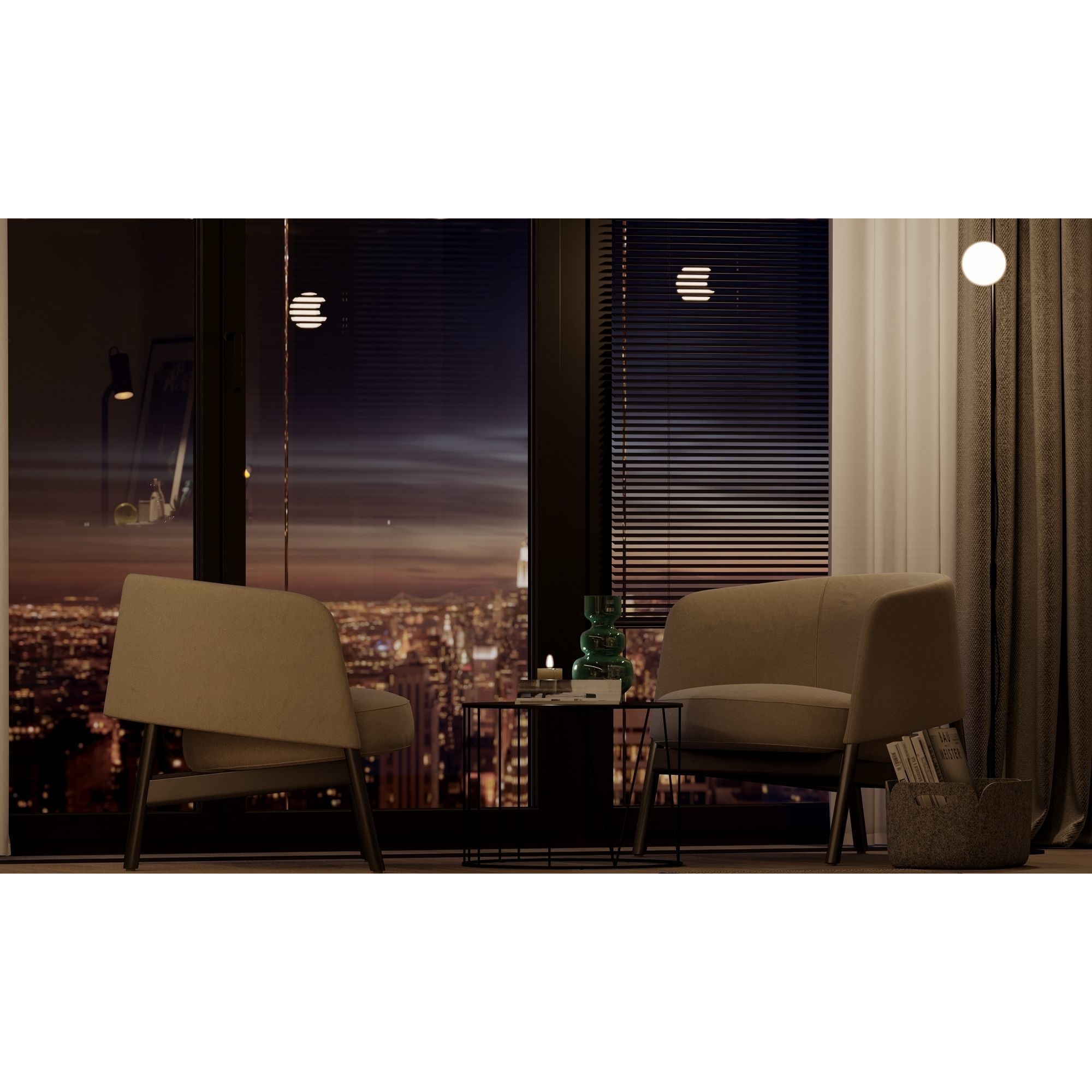 New York Apartment - Interior Scene 3D Model