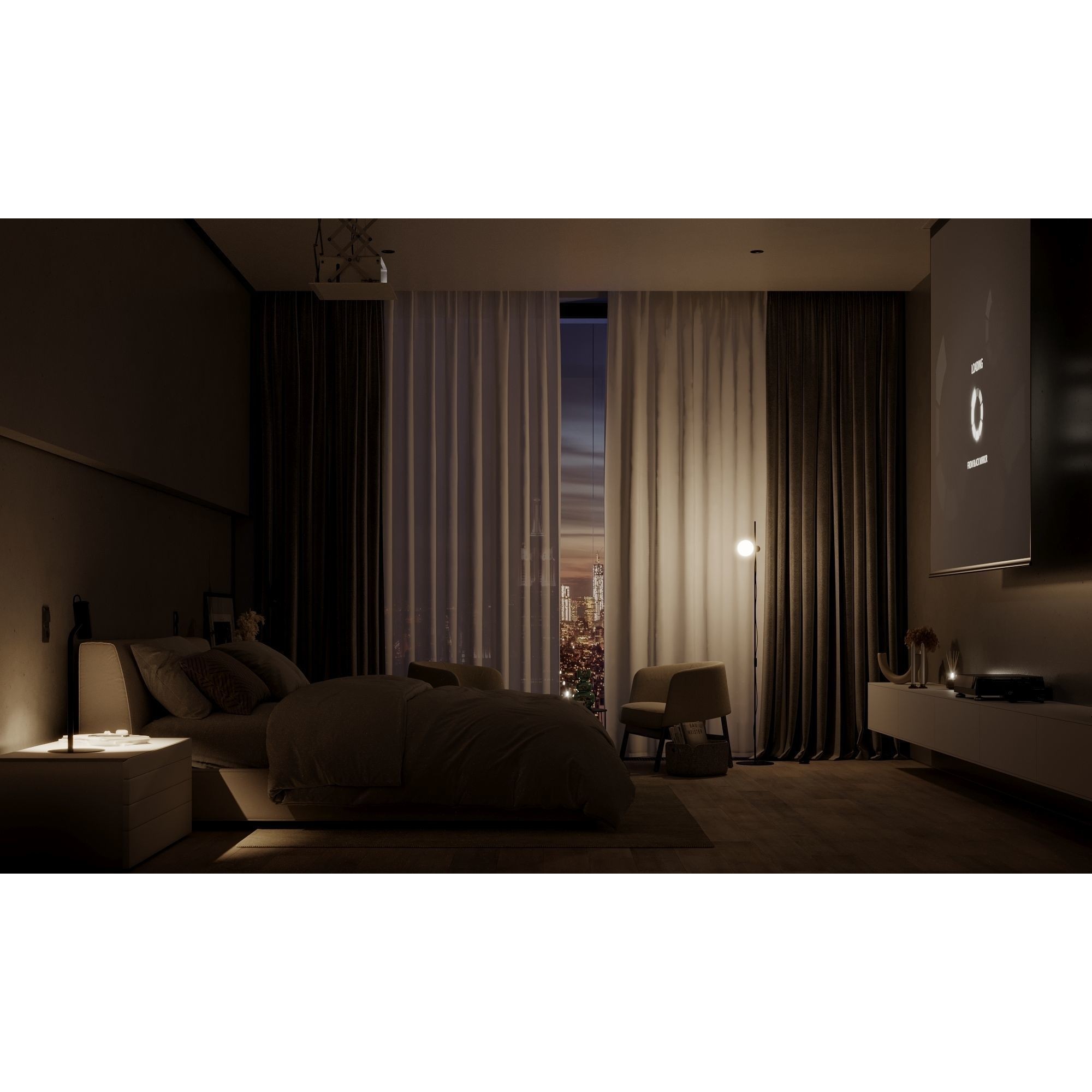 New York Apartment - Interior Scene 3D Model - View 18