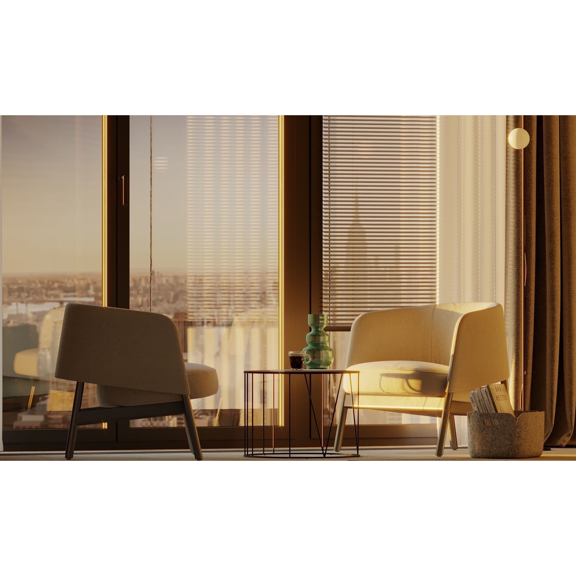 New York Apartment - Interior Scene 3D Model - View 31