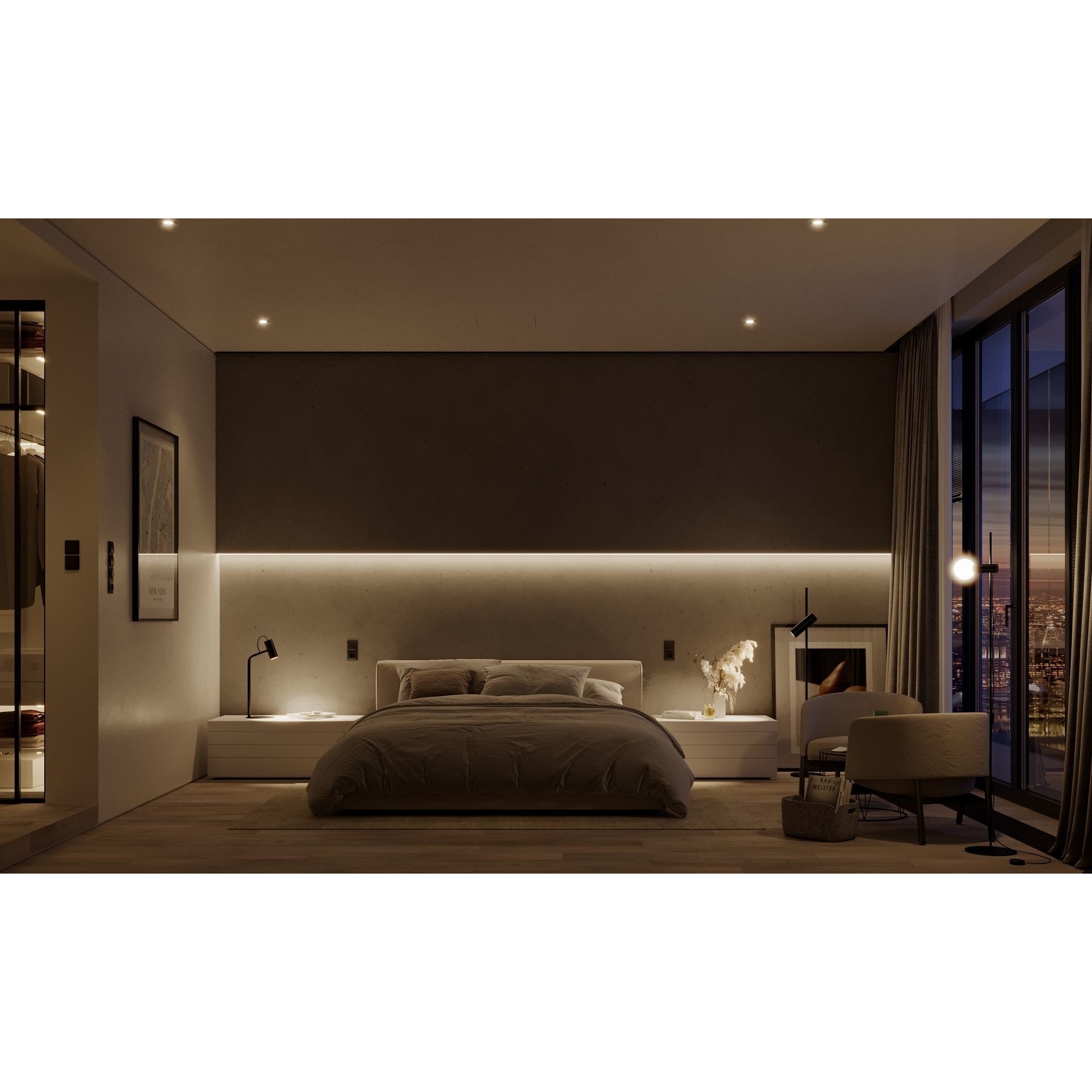 New York Apartment - Interior Scene 3D Model - View 8