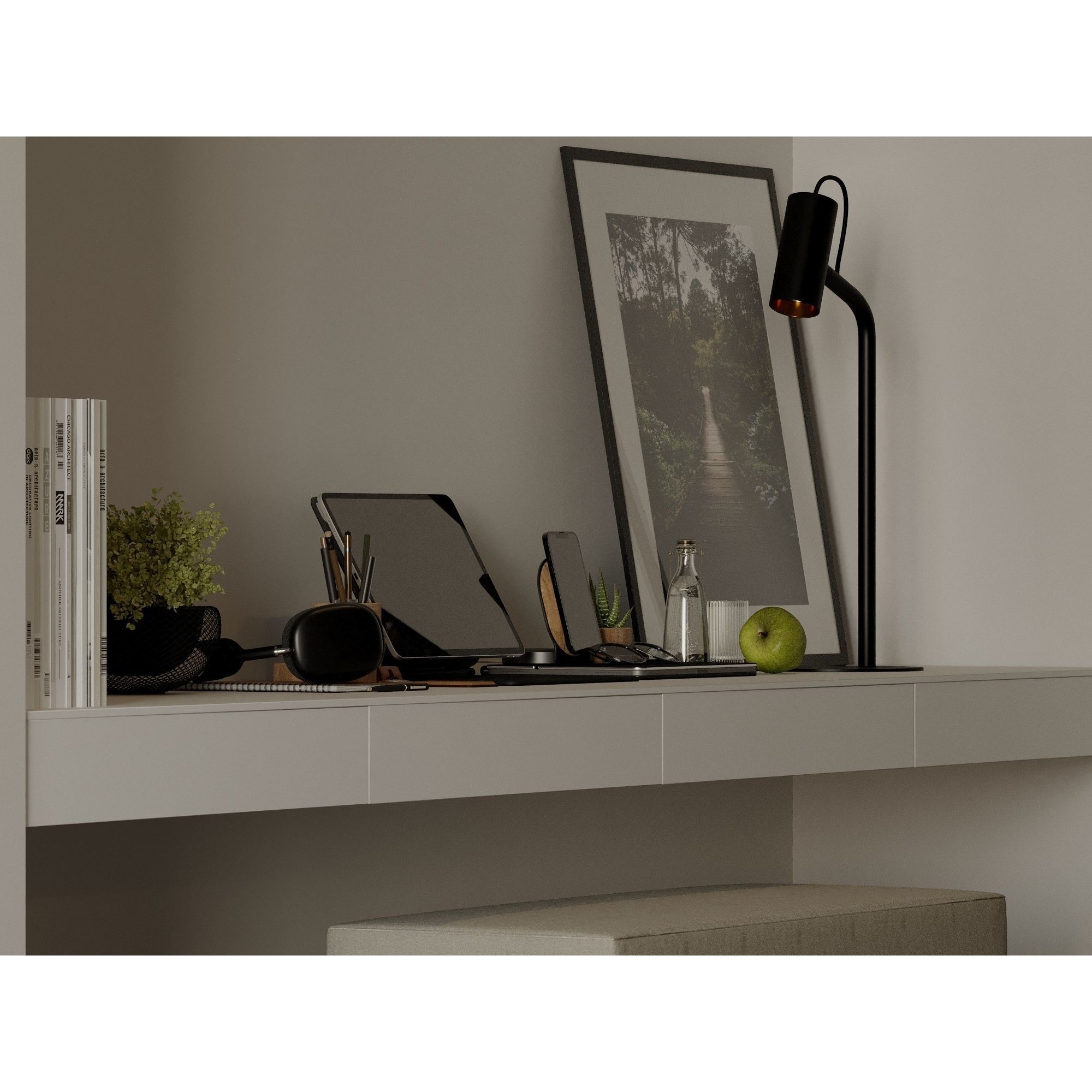New York Apartment - Interior Scene 3D Model - View 9