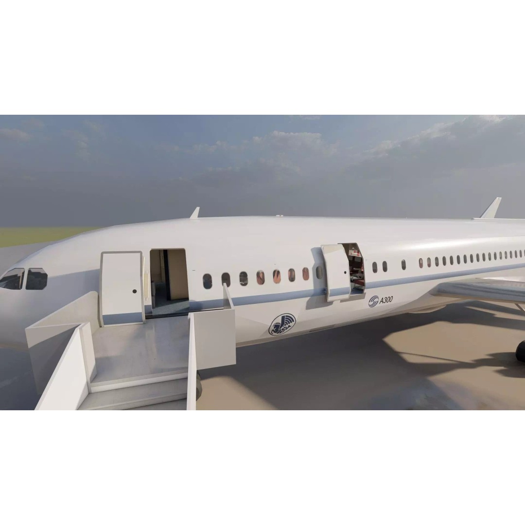 1970s Boeing 747-100 3D Model – Detailed Aircraft Interior & Exterior - View 14